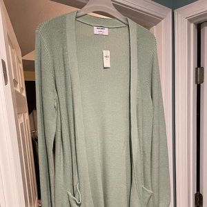 Open cardigan